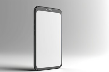 Fototapeta na wymiar mobile phone, phone with blank screen, smartphone with blank screen isolated
