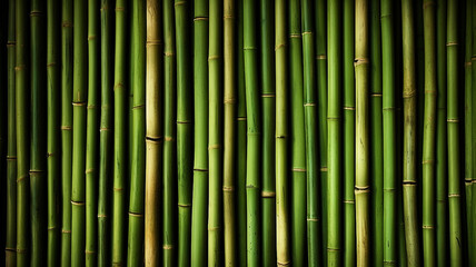 green bamboo texture - obrazy, fototapety, plakaty