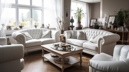 living room. Generative AI