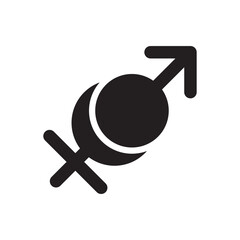 Gender icon or logo isolated sign symbol vector illustration - high quality black style vector icons