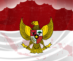 happy pancasila day simple vector