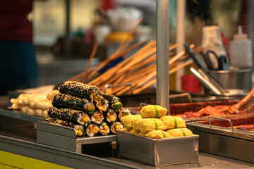 포장마차에서 파는 김밥