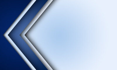 Geometric shapes abstract blue background