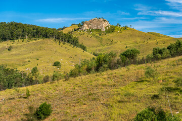 Fototapeta na wymiar Mount Barney National Park landscape