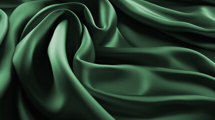 Obraz premium グリーンのシルク