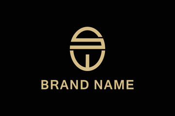 Elegant Luxury Initials Monogram S & W logo design
