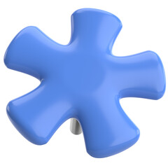 Obraz premium Push pin. Drawing pin. 3D pin. 3D illustration.