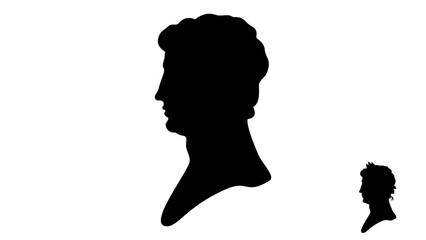 Theodosius I silhouette