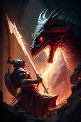 Ritter gegen Drachen