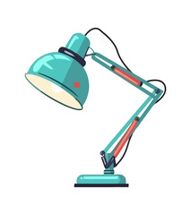 Shiny metal lamp illuminates modern Generative AI