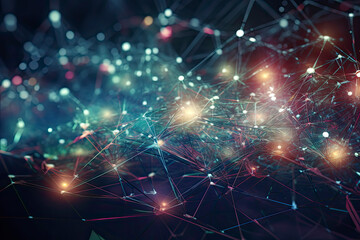 Fototapeta premium Super computers and quantum processing; speed improvements from hours to milliseconds