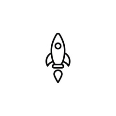 Startup icon design with white background stock illustration