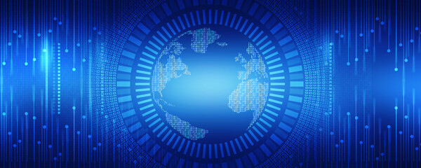 2d illustration world map abstract background
