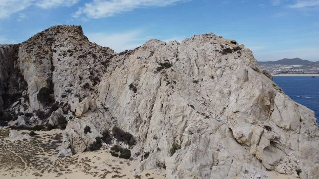 Drone view from Playa del divorcio, Los Cabos, BCS, Mexico
