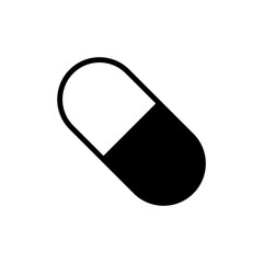 Capsule and Pill icon vector design templates