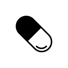 Capsule and Pill icon vector design templates