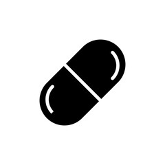 Capsule and Pill icon vector design templates