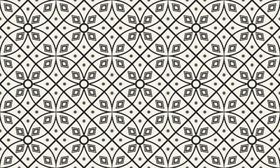 Obraz premium Seamless abstract geometric pattern. for wallpaper wrapping, pattern filling, web background, texture. Vector Illustration.