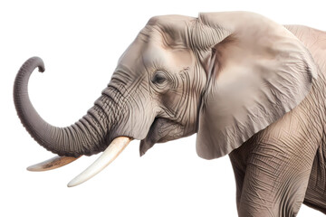 elephant isolated on white