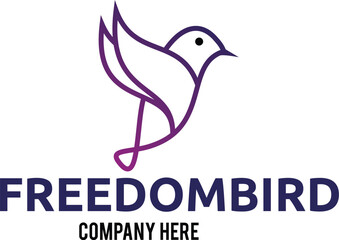 Fototapeta na wymiar bird logo vector, bird logo design