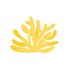 Obraz premium Hand drawn vector trendy coral reef illustration Generative AI