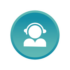 3D Vector Contact Icon