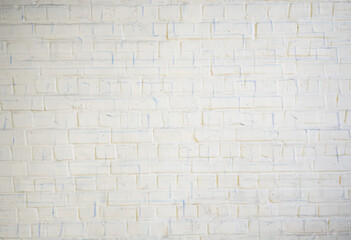 Weathered brick wall texture. Rough background surface.