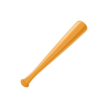 wooden baseball bat isolated on white background, 
closeup of baseball bat, sport equipment
