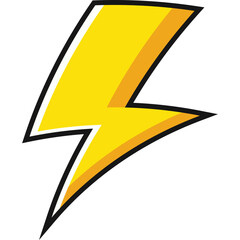Comic Lightning Vector