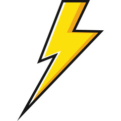 Comic Lightning Vector