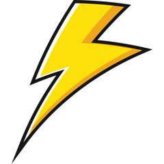 Comic Lightning Vector