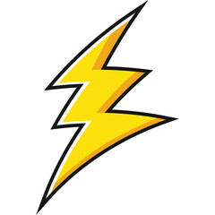 Comic Lightning Vector