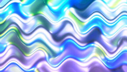 Obraz na płótnie Canvas abstract liquid plasma background in blue and green tone