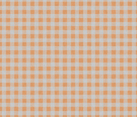 Orange and White Gingham Pattern
