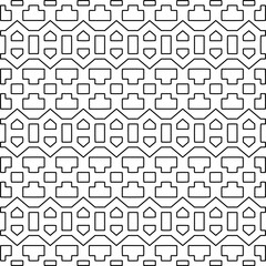 
Repeating patterns of lines.  Black and white pattern for web page, textures, card, poster, fabric, textile.