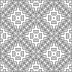 Repeating patterns of lines.  Black and white pattern for web page, textures, card, poster, fabric, textile.