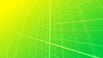 Abstract green yellow colors gradient with lines pattern texture business background.