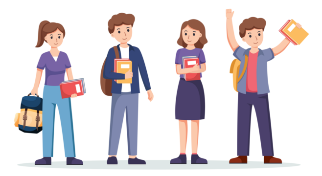 character student. Back to school , university 