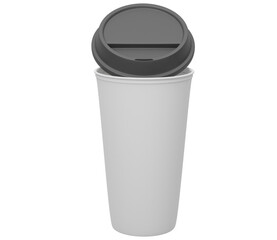 drink cup 3d render can be used for mockup and other purposes