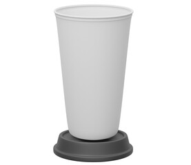 drink cup 3d render can be used for mockup and other purposes