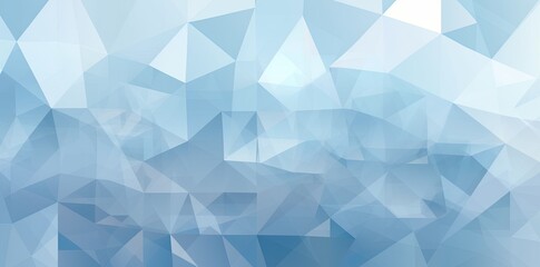 Obraz premium Abstract Blue Triangle Geometrical Background. Generative AI