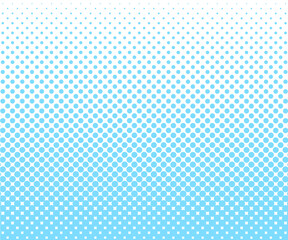 シンプルで爽やかなドットグラデーション 背景イラスト素材 ベクター ブルー 春夏