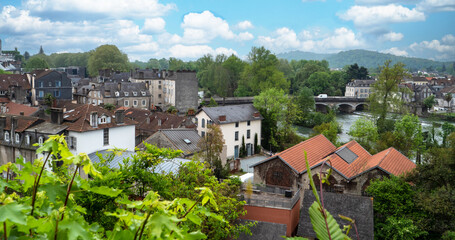 view of the city of Pau, France
