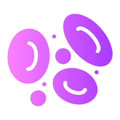 blood cells gradient icon