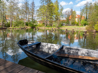boat in the spree forest nature reserve