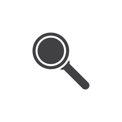 Magnifying glass vector icon