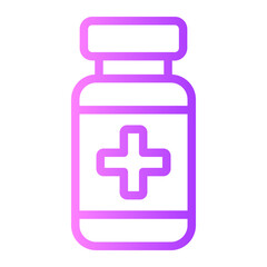 Fototapeta premium medicine gradient icon