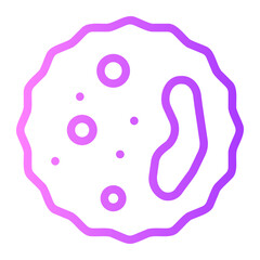 white blood cell gradient icon