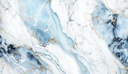 Blue, White & Gold Marble Texture