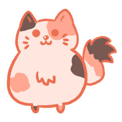Cute calico cat